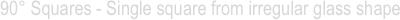 90° Squares - Single square